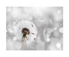 Papel Pintado Fotográfico Diente de león 396 x 280 cm Tipo Fleece no-trenzado Salón Dormitorio Despacho Pasillo Decoración murales decoración de paredes moderna - 100% FABRICADO EN ALEMANIA - 9155012a