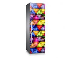 Vinilo para nevera | Stickers Fridge | Pegatina Frigo | Pyramid Colour (200x70)
