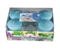 La vela de los huevos de velas de Oster de la vela para decoración de velas de cera con 2 pcs juego de, Morado
