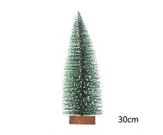 WUFANGFF Árbol De Navidad De Bricolaje Decoración 20Cm 25Cm 30Cm Pino Pequeño Mini Árboles Colocados En El Escritorio Home Navidad Niños Regalo,C30Cm