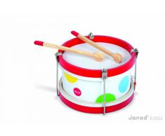 Janod - Confetti, Tambor de Juguete de Madera (J07608)