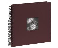 Hama Fine Art - Álbum de fotos de espiral, 36 x 32 cm, 50 páginas, color bordeaux