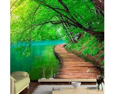 Fotomural 350x245 cm - 3 tres colores a elegir - Papel tejido-no tejido. Fotomurales - Papel pintado ventana paisajes naturaleza puente c-A-0073-a-b