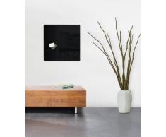 Sigel Artverum GL110 - Pizarra magnética de cristal (48 x 48 cm), color negro