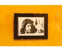 Camarón De La Isla Hecho A Mano - Handmade Street Art Poster