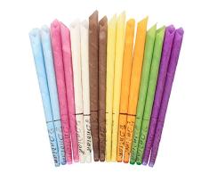 NATUCE 16PCS Velas para Oídos, Cera de Abeja Natural, Velas para Orejas, Fragancia Natural Orgánica Conos para Velas de Cera de Abejas, Reducir el Tinnitus, Eliminación de Cera de Oído
