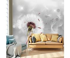 Fotomural 200x140 cm - 3 tres colores a elegir - Papel tejido-no tejido. Fotomurales - Papel pintado - Pusteblume Blumen Natur b-C-0072-a-b