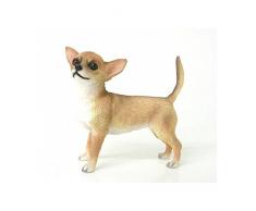 Leonardo Collection figura decorativa de Chihuahua perro, piedra, marrón