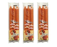 Vela Aroma Miel Velas de Cera (3 Pack 9 Velas)