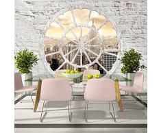 murando Fotomurales Ciudad 300x210 cm XXL Papel pintado tejido no tejido Decoración de Pared decorativos Murales moderna Diseno Fotográfico New York ladrillo Nueva York a d-a-0008-a-b