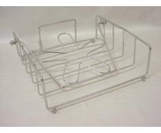 SERVILLETERO CROMADO METAL MARGARITA