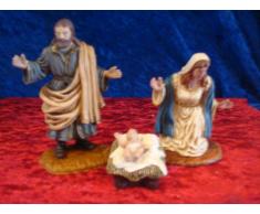 Figuras de belén Oliver, 10 cm, HL. Familia