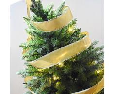 Da.Wa 2m Cintas Decorativas Navideñas para Árbol de Navidad/Cintas de Boda/Decoración Cintas de Partido Adornos de Navidad
