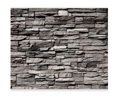 murando Fotomurales 350x256 cm XXL Papel pintado tejido no tejido Decoración de Pared decorativos Murales moderna de Diseno Fotográfico ladrillo piedra f-B-0043-a-a