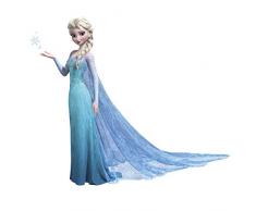 RoomMates Pegatinas de Pared Frozen Elsa Gigante 44 Elementos