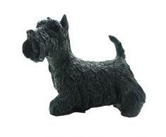 Leonardo Collection figura decorativa de TERRIER escocés perro, piedra, negro