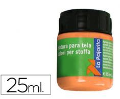 La Pajarita 113171 Pintura Tela, T-14, 25 ml, Anaranjado