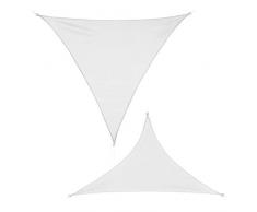 BB Sport Toldo Vela 3.5m x 3.5m x 4.95 m Coco Triangular HDPE Vela Sombra Protección Rayos UV 90% Transpirable