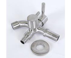 Soytich – Bola de Acero Inoxidable Grifo Exterior Grifo de jardín Grifo 1/2 (garten43)