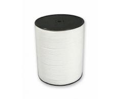 Clairefontaine 601501C - Cinta de regalo, bobina mate, blanco