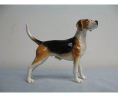 John Beswick Figura decorativa, diseño de carro blindado, cerámica, marrón/negro/blanco