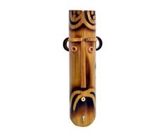 WILLART - Jarrón de Madera de bambú para Colgar en la Pared, diseño de Hombre Tribal