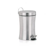 Kela 20807 Elegance - Papelera de acero inoxidable para baño (3 l)