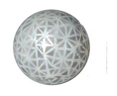 Hogar y Más - Bola Decorativa de nácar con diseño geométrico France - A