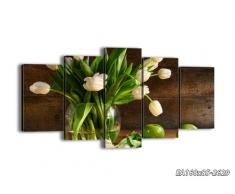 Cuadro sobre lienzo - 160x85 cm - Impresión en lienzo - 5 piezas - de varias partes - listo para colgar - en un marco - Foto número 2629 - EA160x85-2629