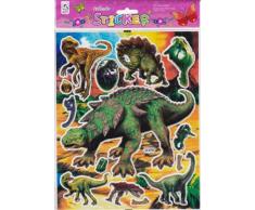 Dinosaurios Dino Animales 14 piezas 1 hoja 250 mm x 200 mm Pegatinas Manualidades Niños Fiesta