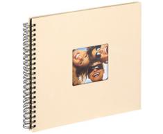 Walther, Fun, Álbum De Fotos En Spiral, SA-110-H, 30x30 cm, 50 Páginas Negras, Crema