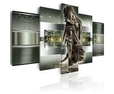 murando - Cuadro 200x100 cm - Buda - Abstracto - impresión de 5 Piezas - Material Tejido no Tejido - impresión artística - Imagen gráfica - Decoracion de Pared - 020113-291