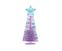 WUFANGFF 17Cm DIY Árbol De Navidad Pequeño Pino, Colocado En El Escritorio Decoración Decoración Fiesta De Navidad Niños Regalos para Navidad,Un