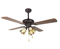 Orbegozo CT55106 Ventilador de Techo con luz, 4 Palas, 105 cm de diÃ¡metro, Potencia de 50 W y 3 velocidades