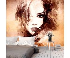 Fotomural 250x175 cm - 3 tres colores a elegir - Papel tejido-no tejido. Fotomurales - Papel pintado - Retrato Cara h-B-0020-a-d