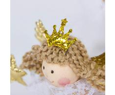 fghfhfgjdfj Precioso ángel Lindo muñeca árbol de Navidad Decoraciones Adornos Mesa Escritorio decoración para el Dormitorio en casa