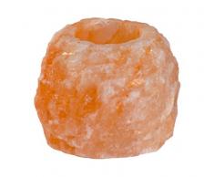 Salt Dreams 4041678000684Â de Sal del Himalaya Cristal portavelas Rock, Aprox. 400Â g, 40Â mm Agujero