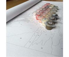 Pintura por números DIY Wild Tentación Lienzo Pintura acrílica Niños Adultos Principiantes Hogar Sala de Estar Decoración Regalos sin Marco HPS63