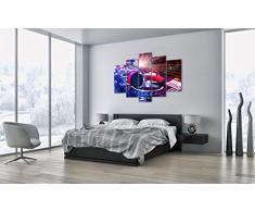 Cuadro sobre lienzo - 5 piezas - Impresión en lienzo - Ancho: 150cm, Altura: 100cm - Foto número 2412 - listo para colgar - en un marco - EA150x100-2412