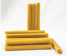 ceragi Vela Cera de Abeja 20 x 2,5 cm Caja 6 Unidades