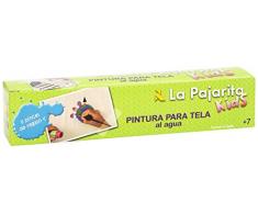 Kit Pintura Tela para Camiseta La Pajarita 128958, Kit de Pintura para Niños