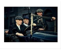 NOBRAND Popular Serie De Televisión Británica del Crimen del Gángster Peaky Blinders Poster Arte De La Pared Decoración Moderna De La Sala De Estar Sin Marco 40 * 50 Cm
