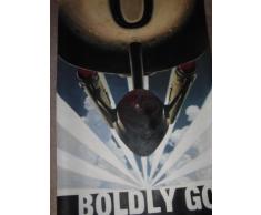 PINTURA al óleo de Star Trek 28 x 16 pintado a mano de arte, NO un Giclée, cartel o lona impresa. Esta es una hermosa pieza de arte clásico basado en la película. Pinceladas y textura son evidentes y es menos una masa producido