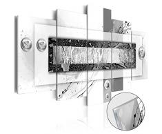 Novedad! Moderno - Cuadro de cristal acrílico 200x100 cm 5 Partes - 2 tamanos opcionales - Cuadro de acrílico TOP Cuadro - Impresion en calidad fotografica - Abstraccíon a-C-0031-k-m 200x100 cm