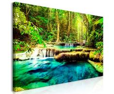 murando Cuadro Mega XXXL Cascada 170x85 cm Cuadro en Lienzo en Tamano XXL Estampado Grande Gigante Imagen para Montar por uno Mismo Decoración De Pared Impresión DIY Paisaje c-B-0044-ak-g