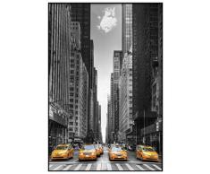 Panorama Póster Taxis New York 35 x 50 cm - Impreso en Papel 250gr - Póster Pared - Cuadros Decoración Salón - Cuadros para Dormitorio - Póster Decorativos - Cuadros Modernos