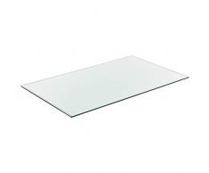 [Neu.Haus] Tablero de Vidrio para Mesa de Centro para Mesa de Comedor Placa Inferior para Chimenea Vidrio Templado 1200 x 650 mm
