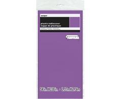 Mantel de Plástico - 2,74 m x 1,37 m - Morado