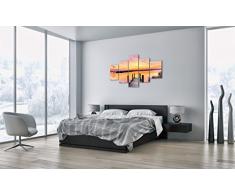 Cuadro sobre Lienzo - 5 Piezas - Impresión en Lienzo - Ancho: 125cm, Altura: 70cm - Foto número 3056 - Listo para Colgar EA125x70-3056