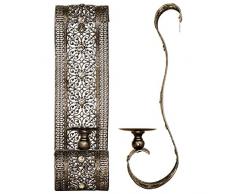 Carrick diseño Andros candelabro de Pared, Multicolor, 13 x 14 x 47 cm